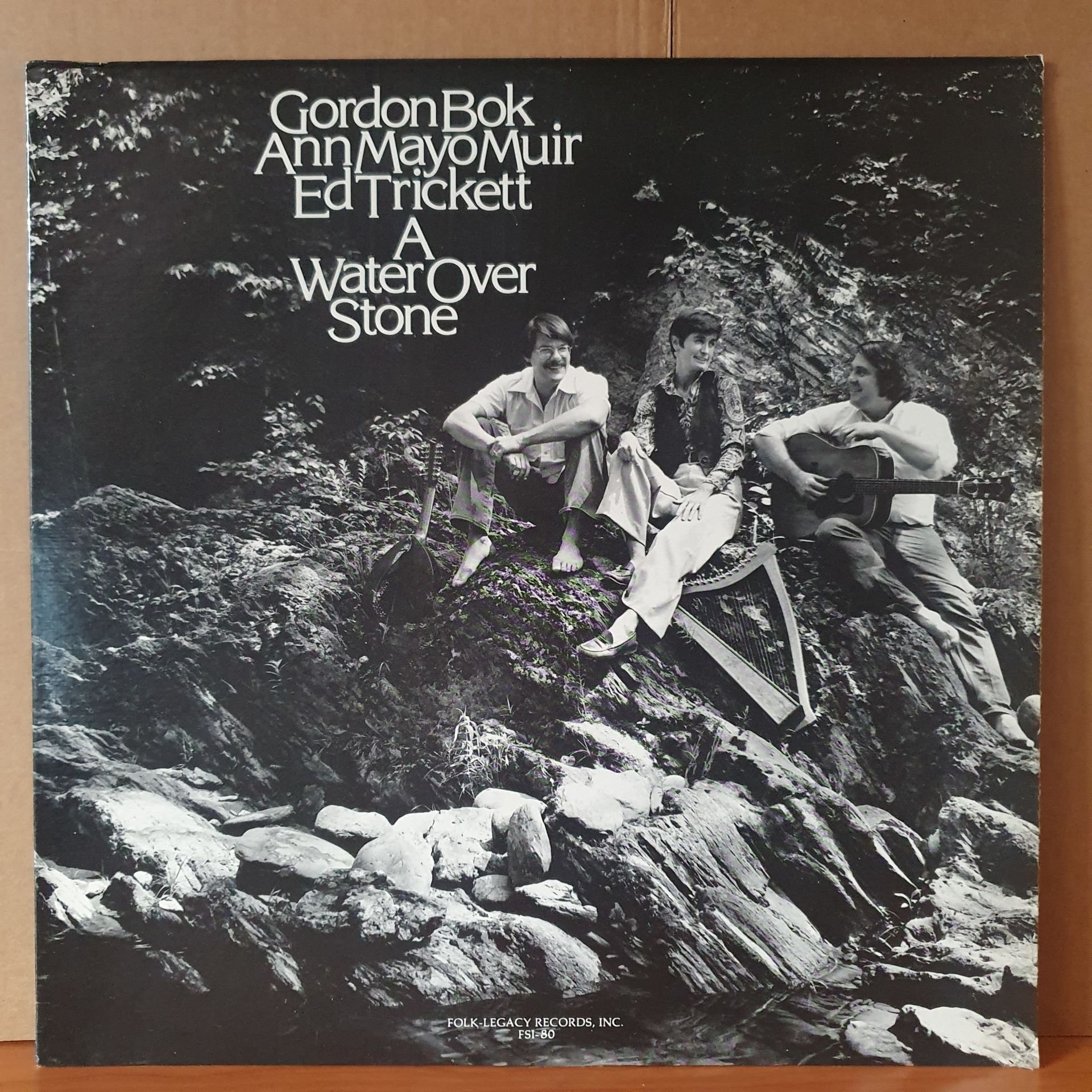 GORDON BOK, ANN MAYO MUIR, ED TRICKETT - A WATER OVER STONE (1980) - LP 2.EL PLAK
