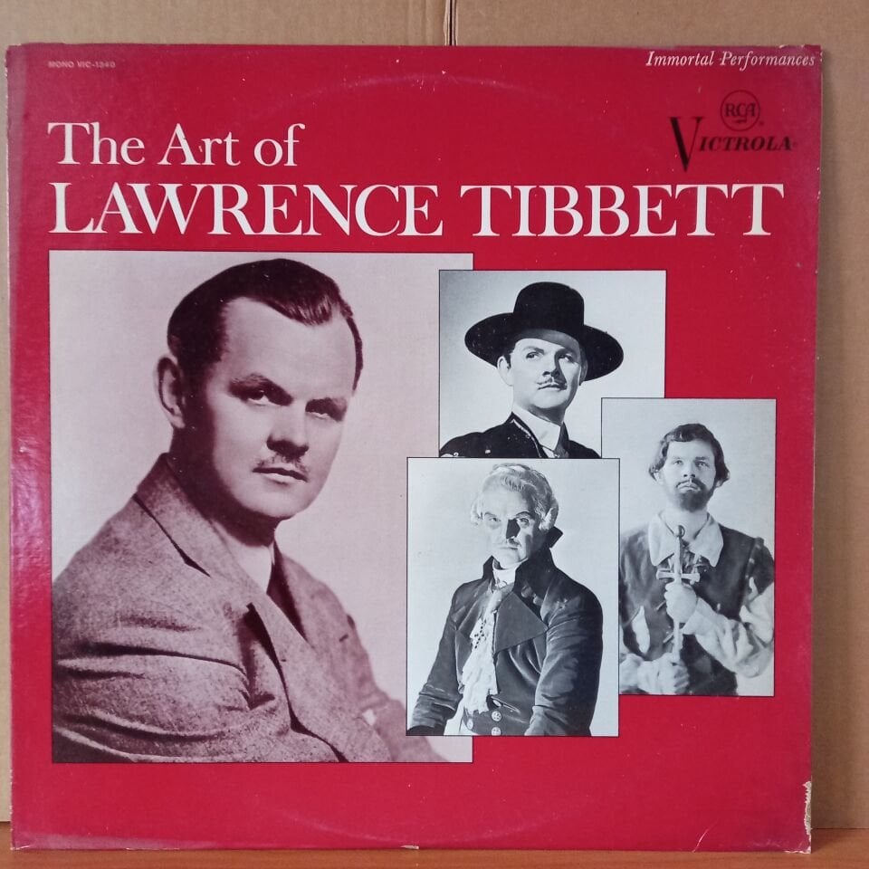 LAWRENCE TIBBETT – THE ART OF LAWRENCE TIBBETT / BIZET, GOUNOD, ROSSINI, VERDI, PUCCINI, SCHUBERT, LOEWE - LP 2.EL PLAK