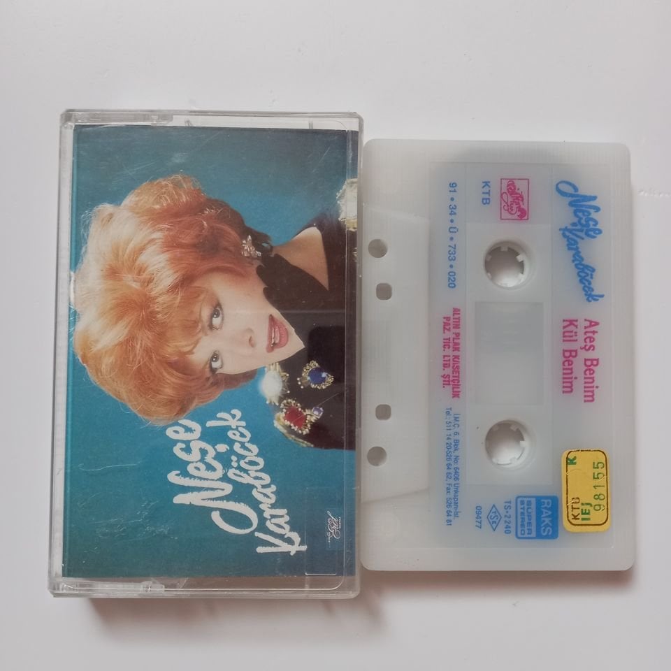NEŞE KARABÖCEK - ATEŞ BENİM, KÜL BENİM (1991) - KASET 2.EL