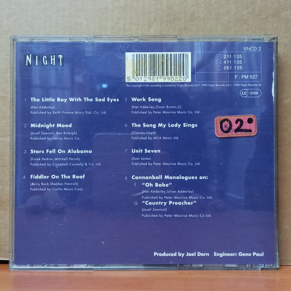 CANNONBALL ADDERLEY – RADIO NIGHTS (1990) - CD 2.EL