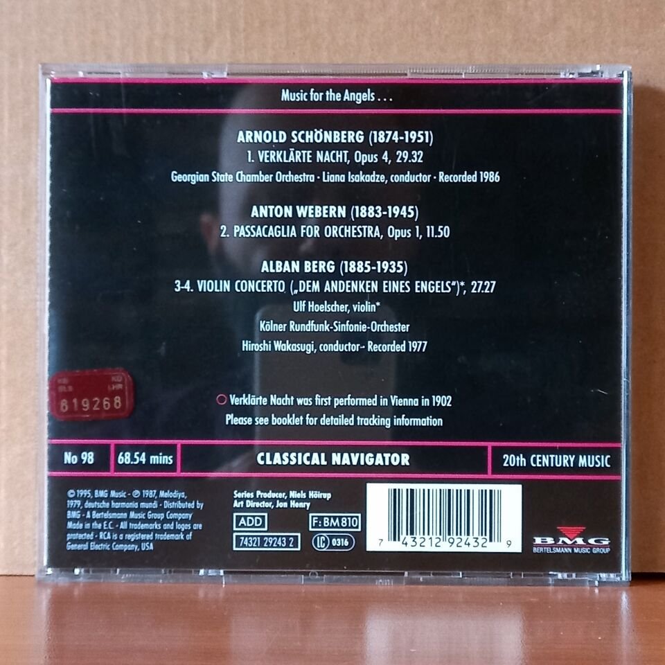 SCHÖNBERG, BERG & WEBERN / ORCHESTRAL MUSIC / HIROSHI WAKASUGI, COLOGNE RADIO SYMPHONY ORCHESTRA (1995) - CD 2.EL