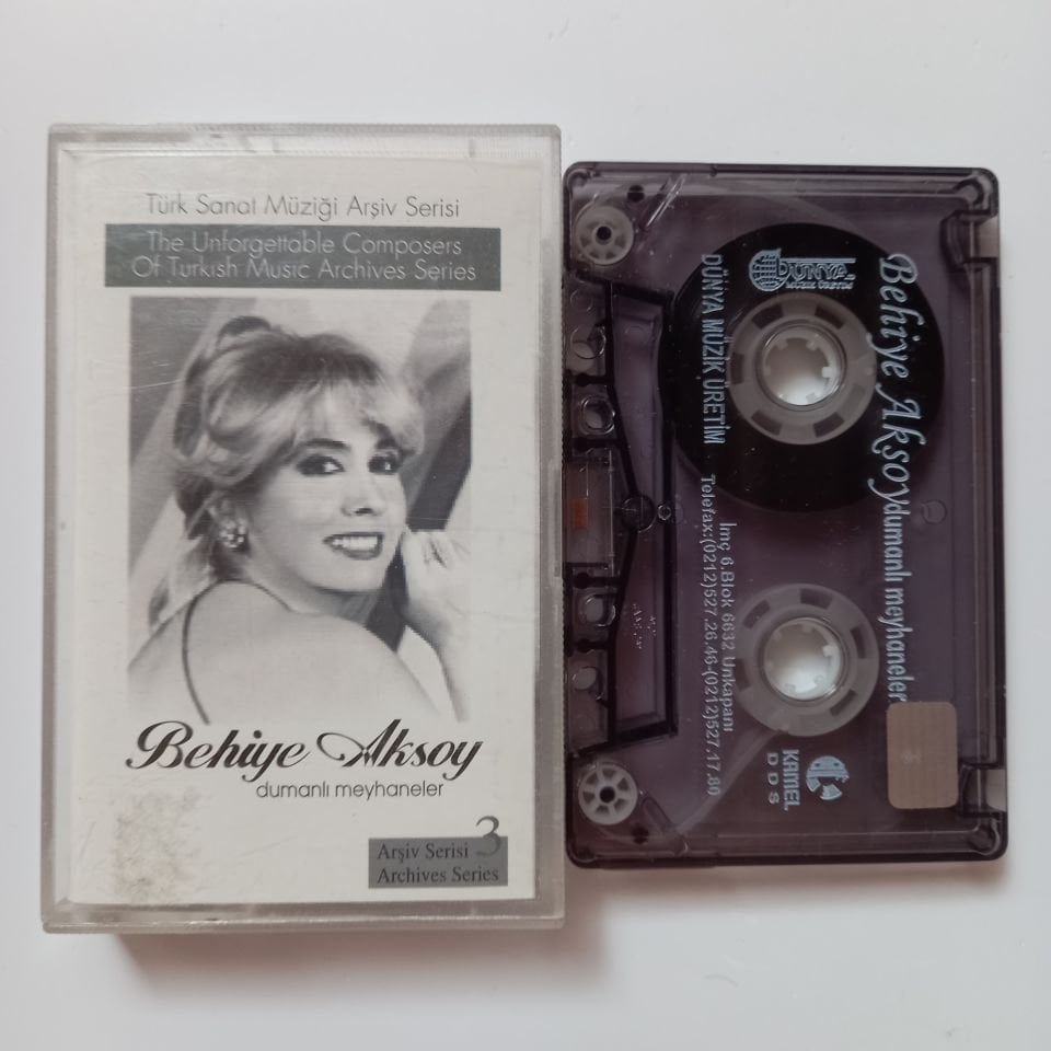 BEHİYE AKSOY - DUMANLI MEYHANELER / ARŞİV SERİSİ 3 - KASET 2.EL