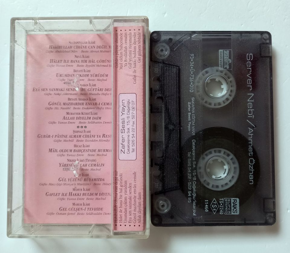 AHMET ÖZHAN - SERVER NEBİ (1993) - KASET 2.EL