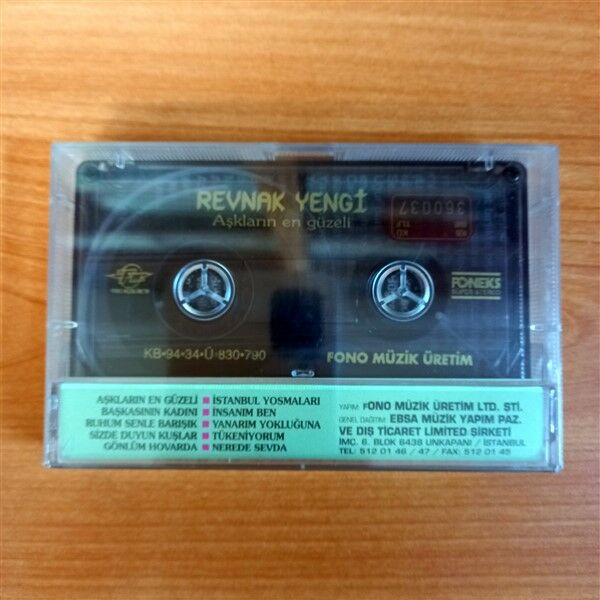 REVNAK YENGİ - AŞKLARIN EN GÜZELİ (1994) - KASET SIFIR