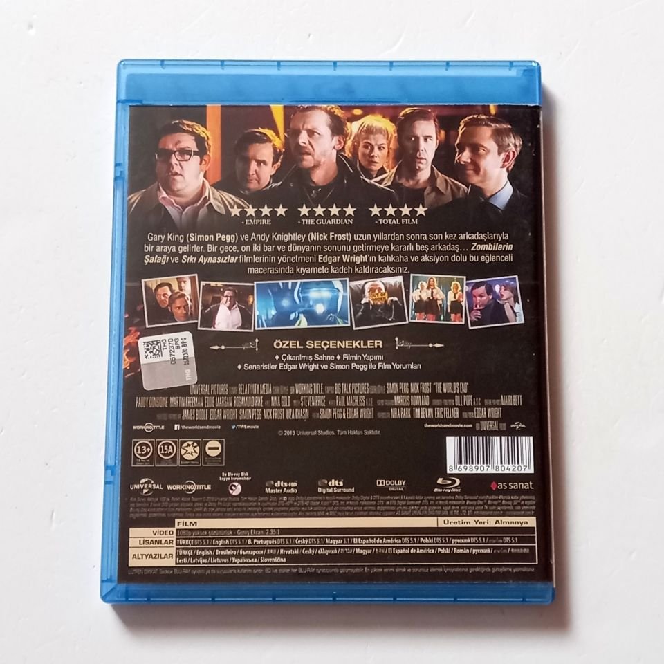DÜNYANIN SONU / THE WORLD'S END - SIMON PEGG, NICK FROST - YÖN.: EDGAR WRIGHT - BLU-RAY  2.EL