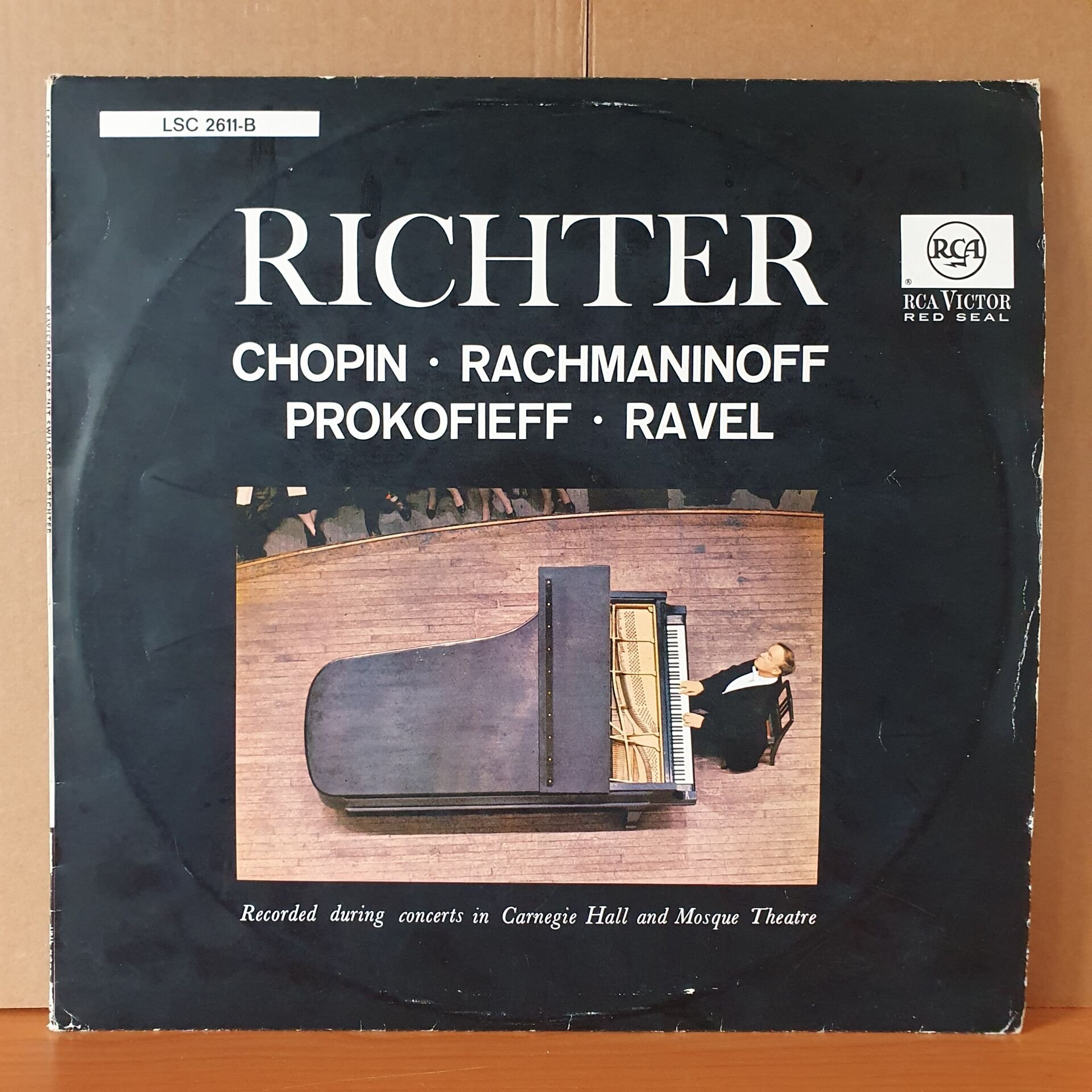 RICHTER / CHOPIN, RACHMANINOFF, PROKOFIEFF, RAVEL - LP 2.EL PLAK