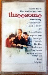 THREESOME - SOUNDTRACK TEARS FOR FEARS U2 DURAN DURAN NEW ORDER CASSETTE MADE IN TURKEY ''NEW''