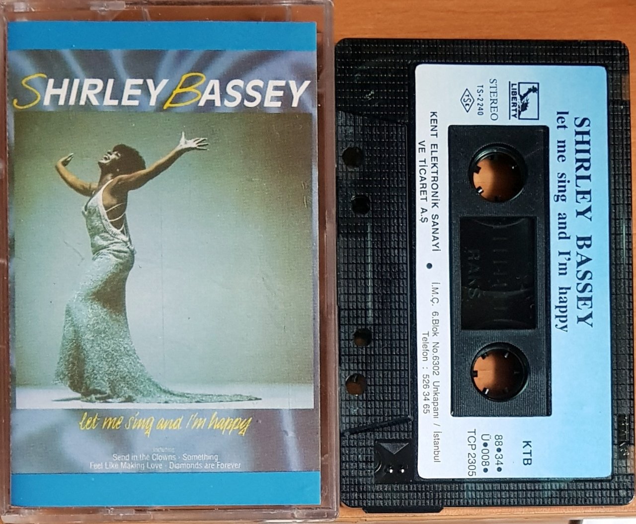 SHIRLEY BASSEY - LET ME SING AND I'M HAPPY (1988) KENT KASET 2.EL