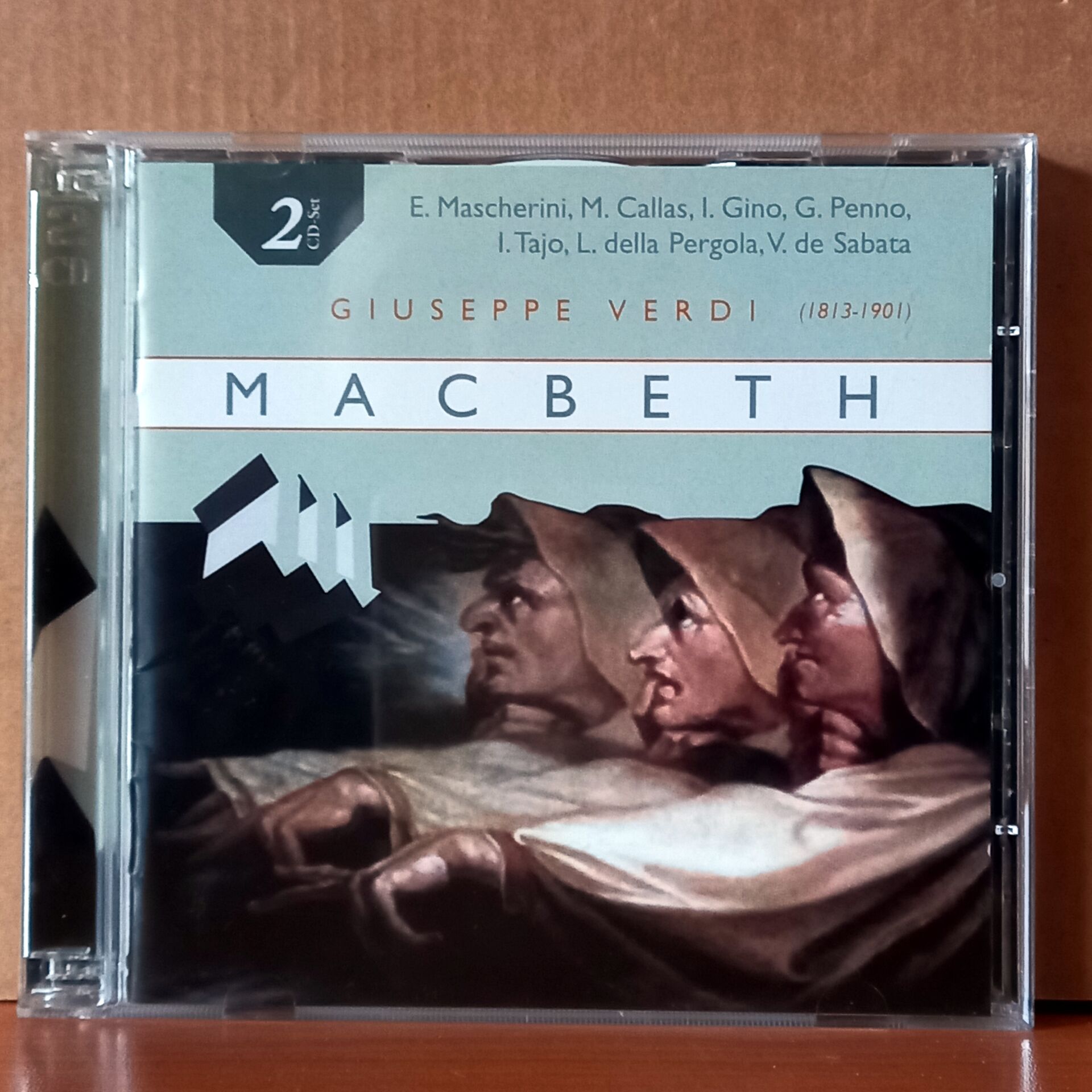 GIUSEPPE VERDI: MACBETH / E. MASCHERINI, M. CALLAS, G. PENNO, I. TAJO, L. DELLA PERGOLA, V. DE SABATA (2004) - 2CD 2.EL