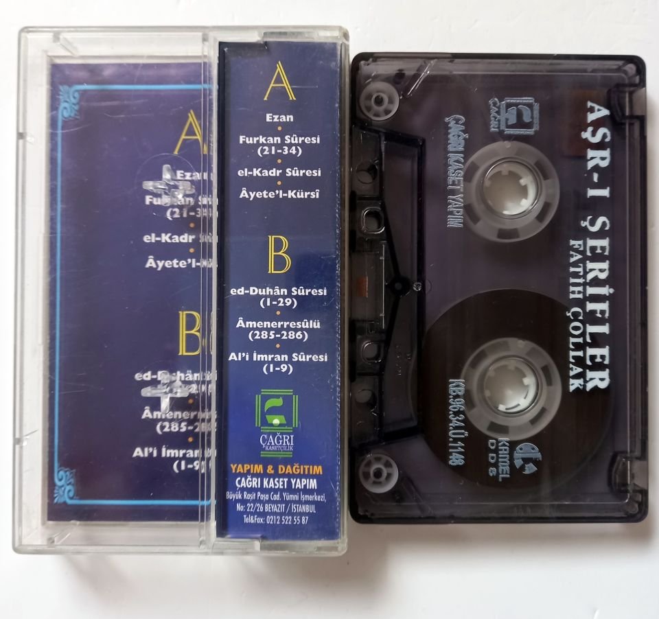 FATİH ÇOLLAK - AŞR-I ŞERİFLER (1996) - KASET 2.EL