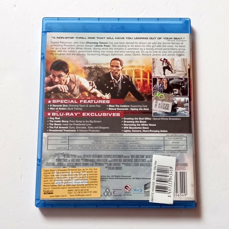 WHITE HOUSE DOWN - CHANNING TATUM, JAMIE FOXX - YÖN.: ROLAND EMMERICH - BLU-RAY 2.EL