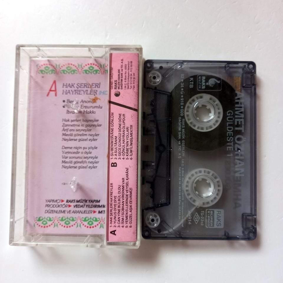 AHMET ÖZHAN - GÜLDESTE 1 (1992) - KASET 2.EL