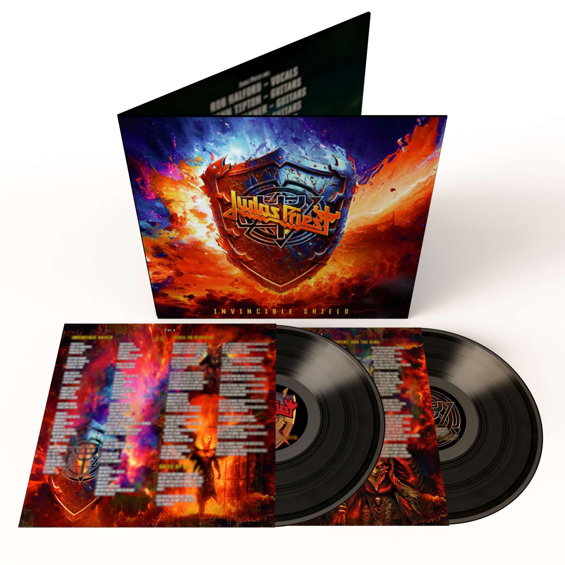 JUDAS PRIEST - INVINCIBLE SHIELD (2024) - 2LP ALTERNATE ARTWORK BLACK VINYL SIFIR PLAK