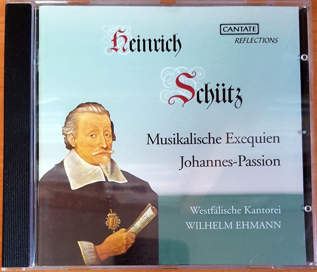HEINRICH SCHUTZ - MUSIKALISCHE EXEQUIEN, JOHANNES-PASSION / WILHELM EHMAN (1995) CANTATE CD 2.EL