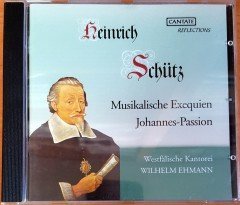 HEINRICH SCHUTZ - MUSIKALISCHE EXEQUIEN, JOHANNES-PASSION / WILHELM EHMAN (1995) CANTATE CD 2.EL