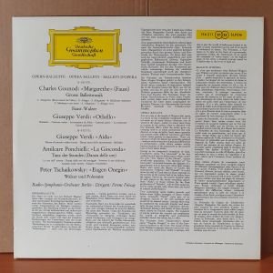 OPERN-BALLETTE / GOUNOD, VERDI, PONCHIELLI, TSCHAIKOWSKY / RADIO SYMPHONIE ORCHESTER BERLIN, FERENC FRICSAY (1973) - LP 2.EL PLAK