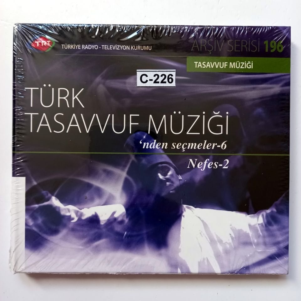 TÜRK TASAVVUF MÜZİĞİ'NDEN SEÇMELER 6 - NEFES-2 / TASAVVUF MÜZİĞİ / TRT ARŞİV SERİSİ 196 - CD SIFIR