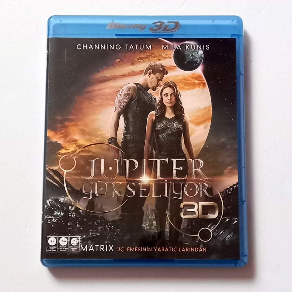 JÜPİTER YÜKSELİYOR 3D / JUPITER ASCENDING 3D - CHANNING TATUM, MILA KUNIS - YÖN.: THE WACHOWSKIS - 3D BLU-RAY + BLU-RAY 2.EL