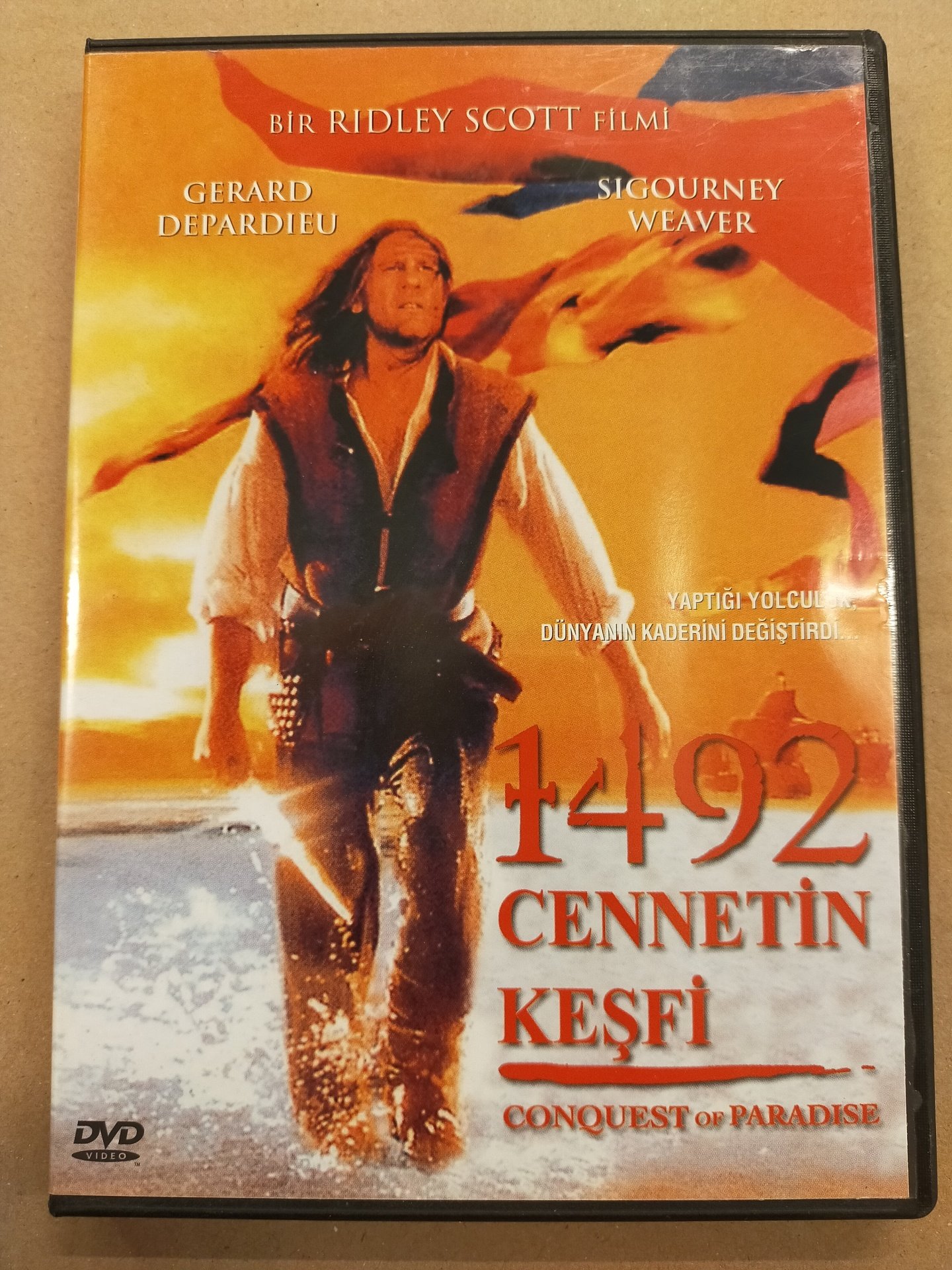 1492 CENNETİN KEŞFİ - 1492 CONQUEST OF PARADISE - GÉRARD DEPARDIEU - SIGOURNEY WEAVER - RIDLEY SCOTT - DVD 2.EL