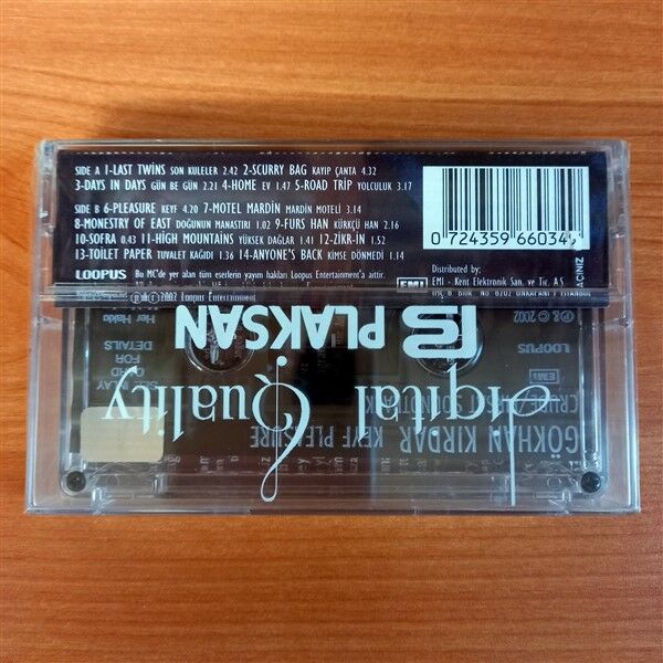 GÖKHAN KIRDAR – KEYF / PLEASURE - CRUDE / FIRSAT SOUNDTRACK (2002) - KASET LOOPUS SIFIR