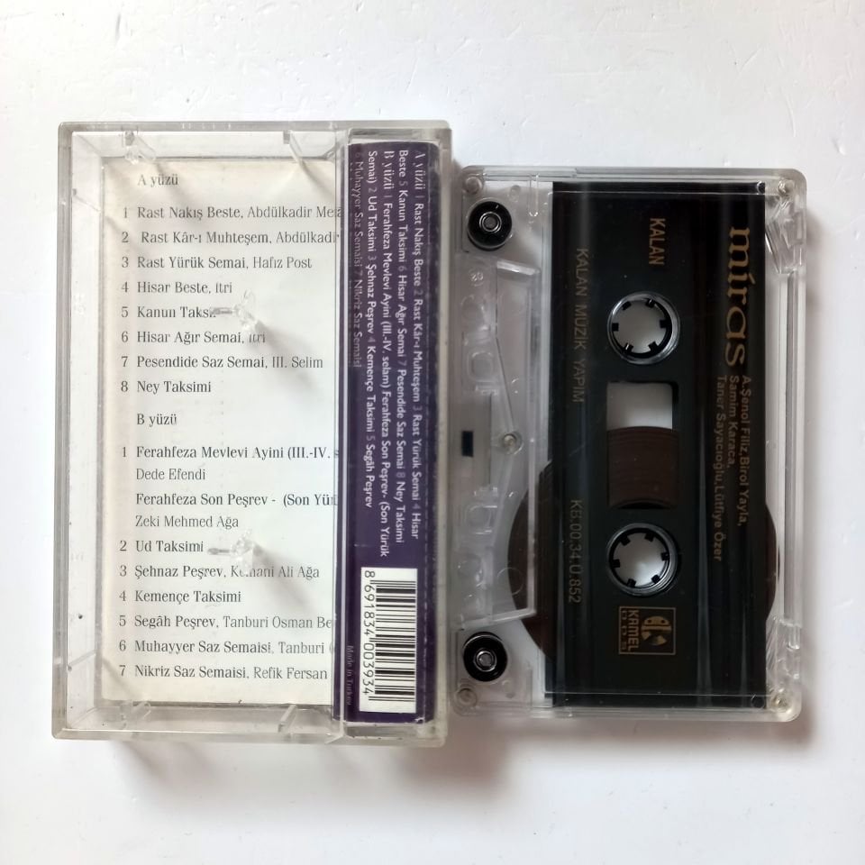 A. ŞENOL FİLİZ, BİROL YAYLA, SAMİM KARACA, TANER SAYACIOĞLU, LÜTFİYE ÖZER - MİRAS (2000) - KASET 2.EL