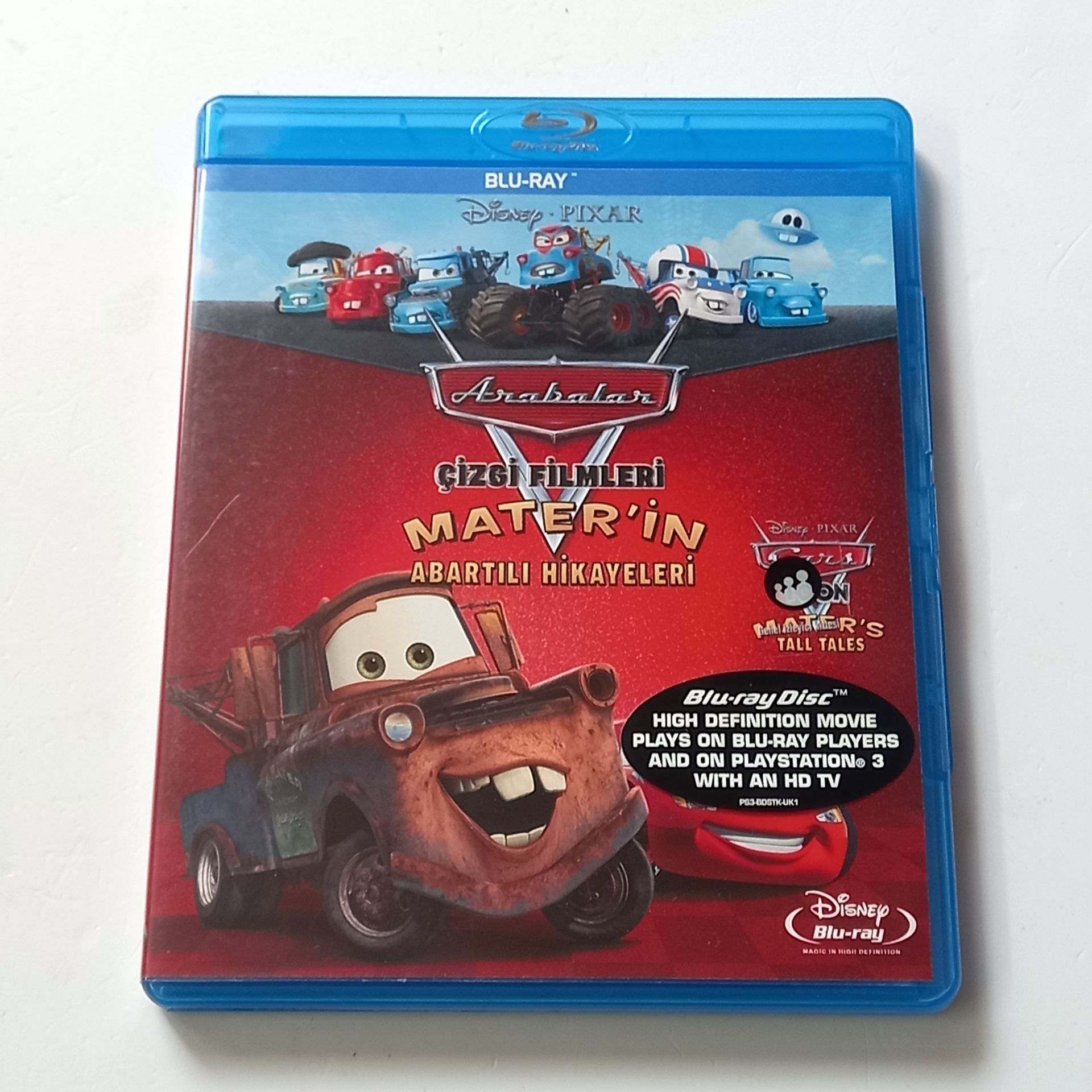 ARABALAR MATER\'İN ABARTILI HİKAYELERİ / CARS TOONS MATER\'S TALL TALES - PIXAR ANIMASYON - SES.: LARRY THE CABLE GUY - BLU-RAY 2.EL