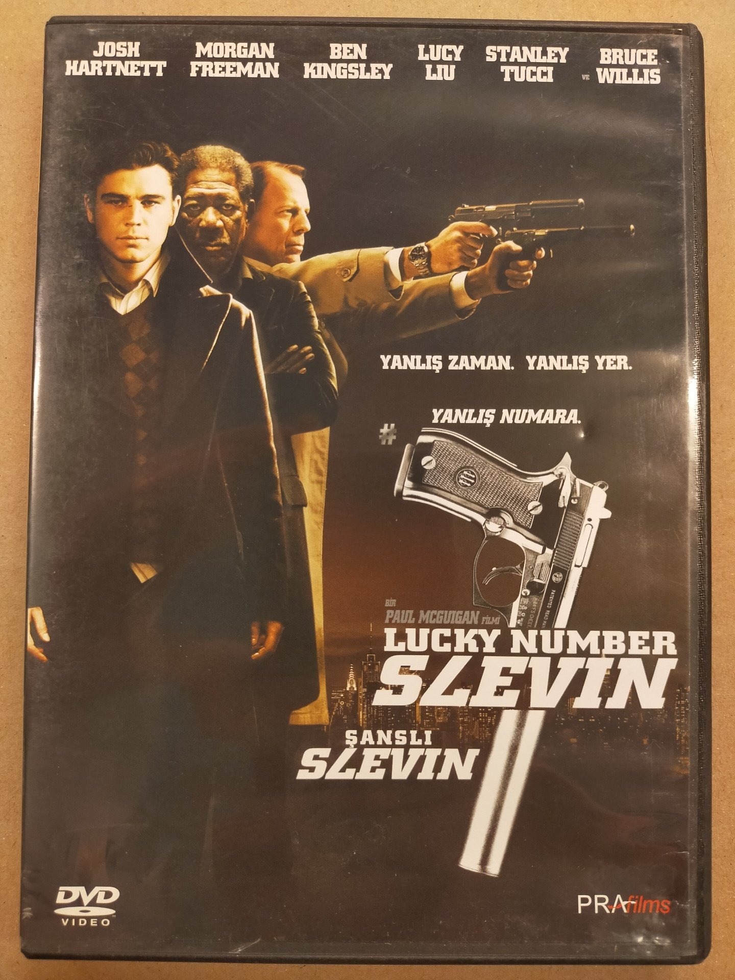 ŞANSLI SLEVIN - LUCKY NUMBER SLEVIN - JOSH HARTNETT - MORGAN FREEMAN - BEN KINGSLEY - BRUCE WILLIS - DVD 2.EL