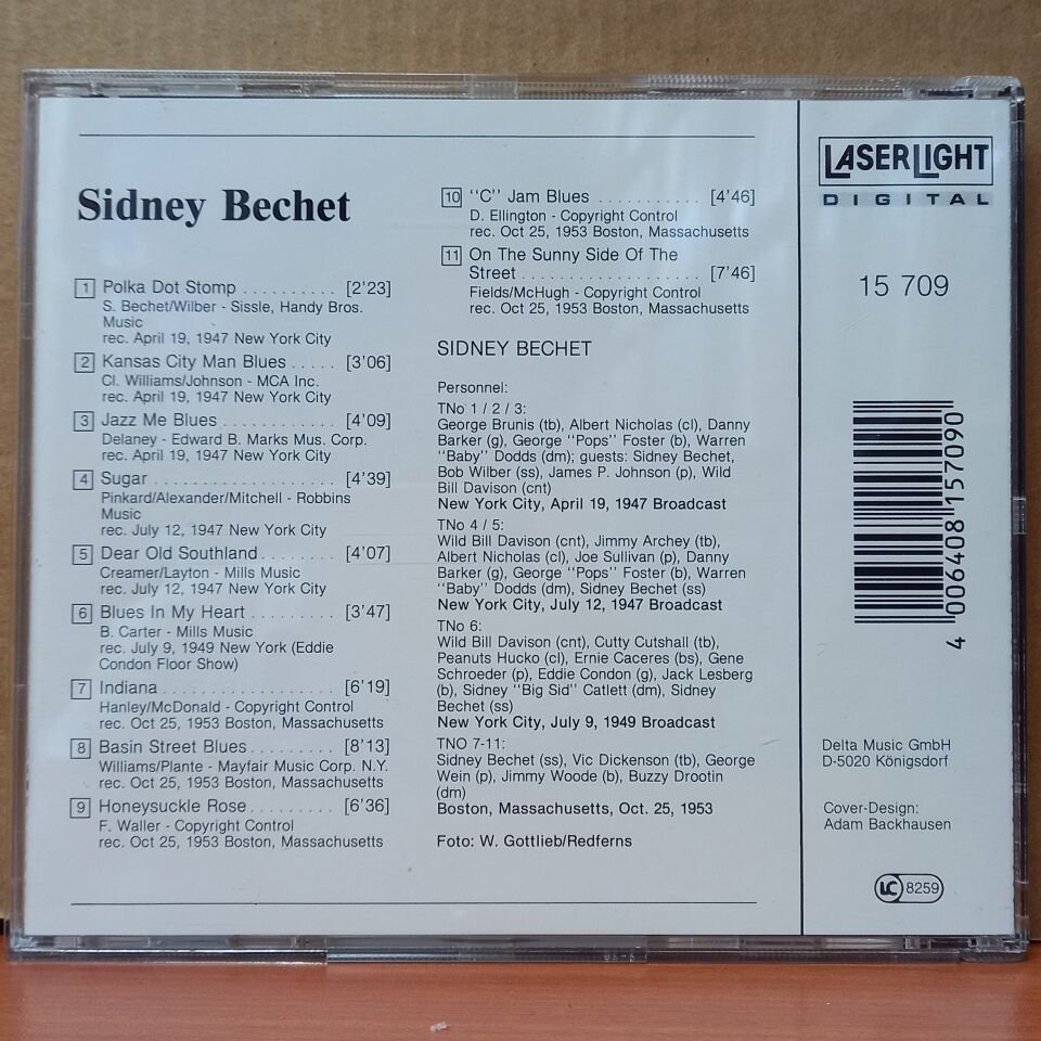 SIDNEY BECHET – RARE RECORDINGS 1947-1953 (1990) - CD 2.EL