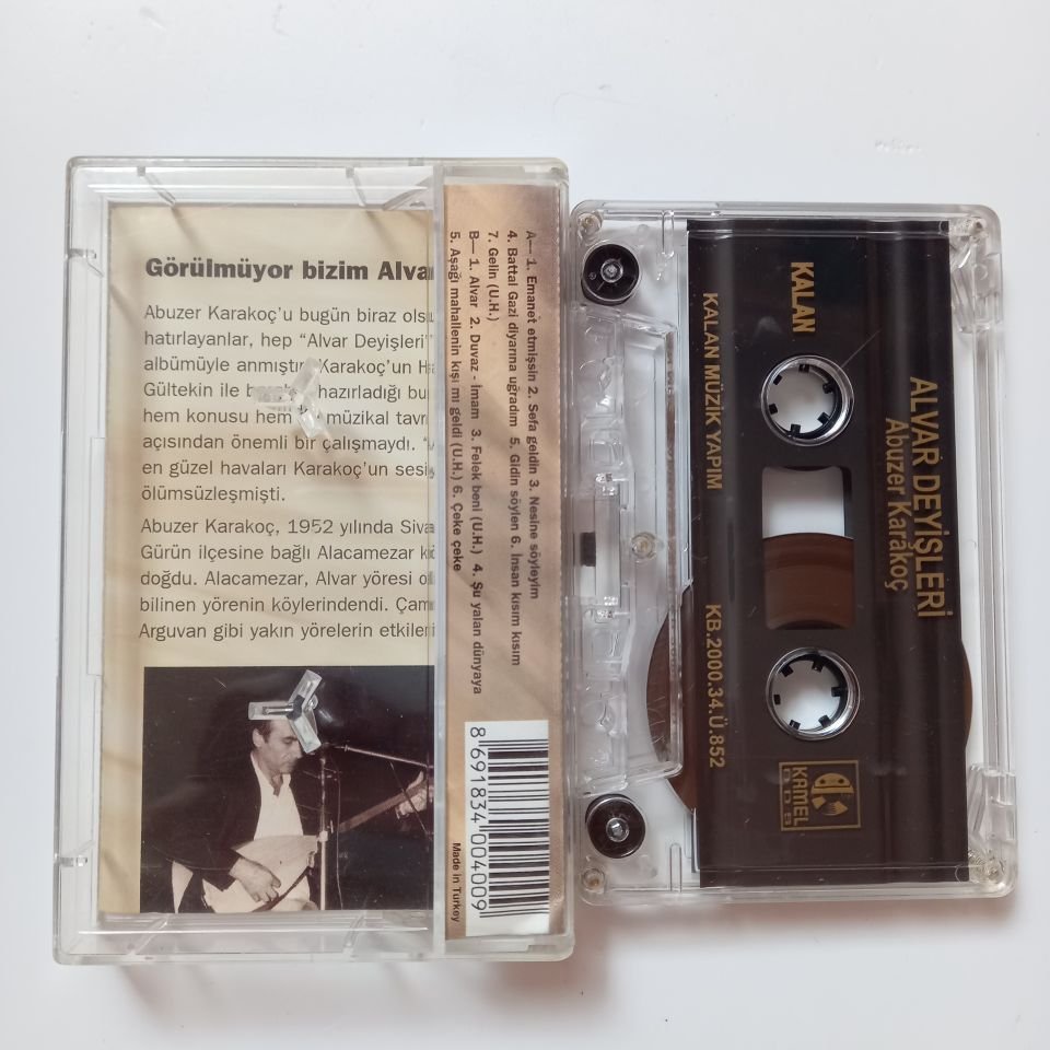 ABUZER KARAKOÇ - ALVAR DEYİŞLERİ (2000) - KASET 2.EL