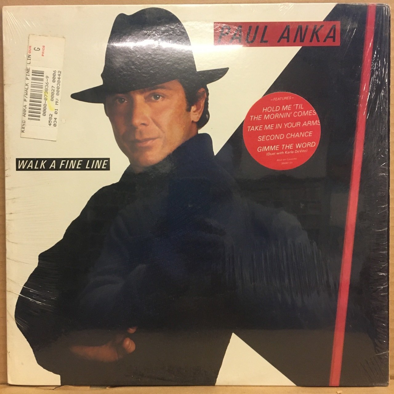 PAUL ANKA - WALK A FINE LINE (1983) 2.EL PLAK