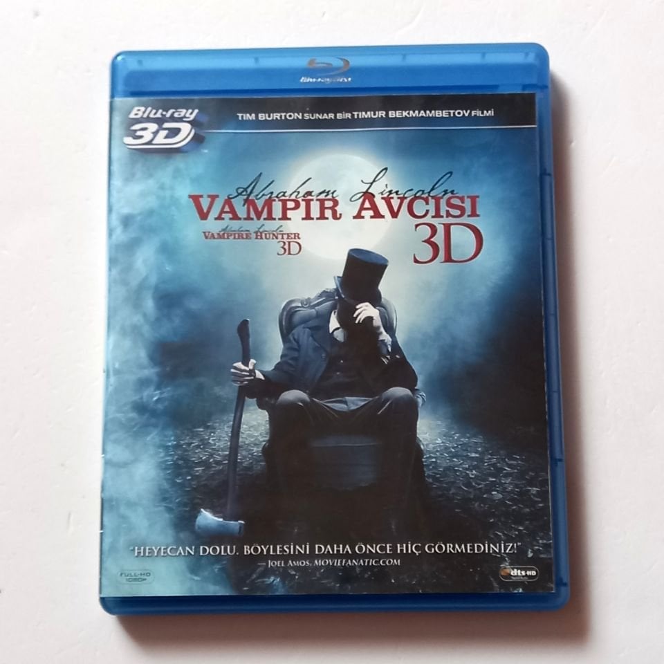 ABRAHAM LINCOLN VAMPİR AVCISI 3D / ABRAHAM LINCOLN VAMPIRE HUNTER 3D - BENJAMIN WALKER, DOMINIC COOPER - YÖN.: TIMUR BEKMAMBETOV - BLU-RAY 3D 2.EL