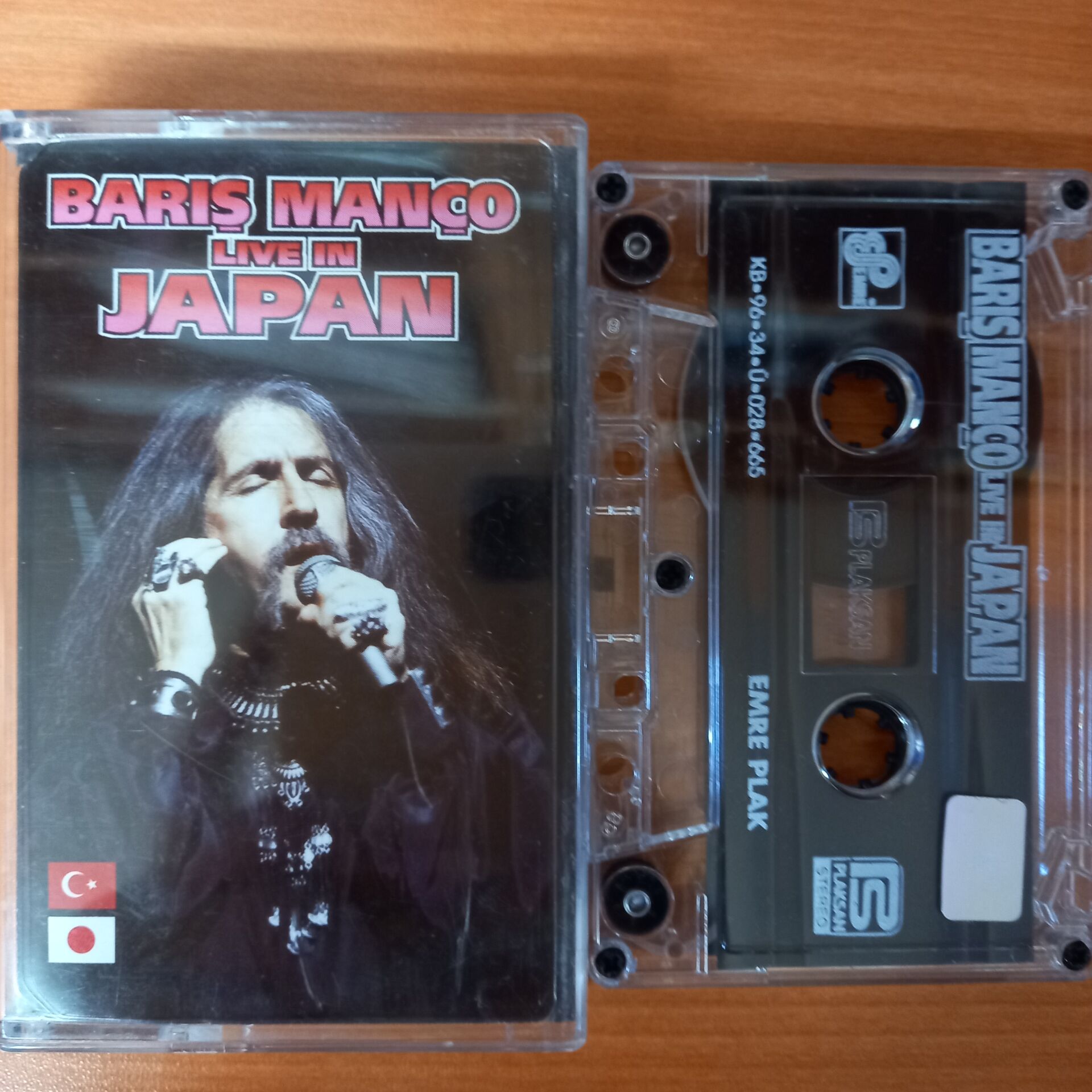 BARIŞ MANÇO - LIVE IN JAPAN (1996) - KASET 2.EL