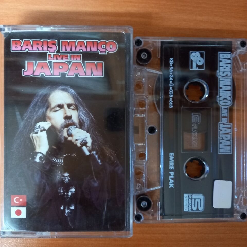 BARIŞ MANÇO - LIVE IN JAPAN (1996) - KASET 2.EL