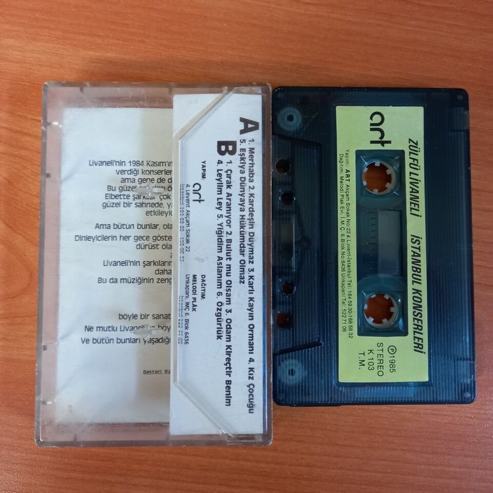 LİVANELİ - İSTANBUL KONSERİ (1985) - KASET 2.EL