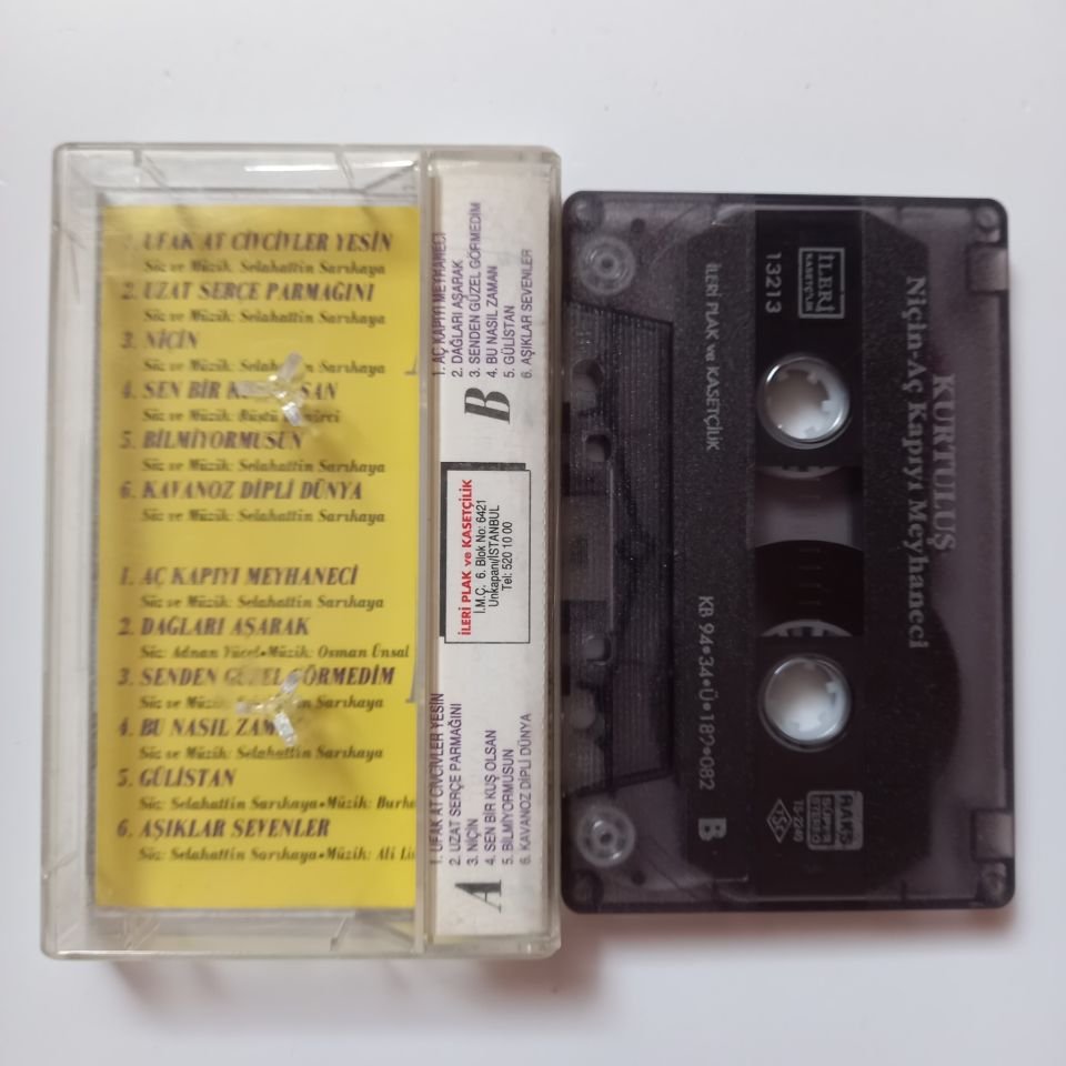 KURTULUŞ - NİÇİN / AÇ KAPIYI MEYHANECİ (1994) - KASET 2.EL