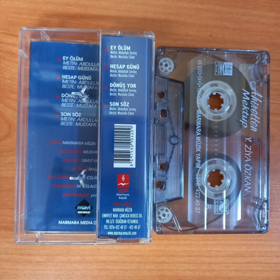 AHİRETTEN MEKTUP / ABDULLAH SEVİNÇ, YUSUF ZİYA ÖZKAN (2003) - KASET 2.EL