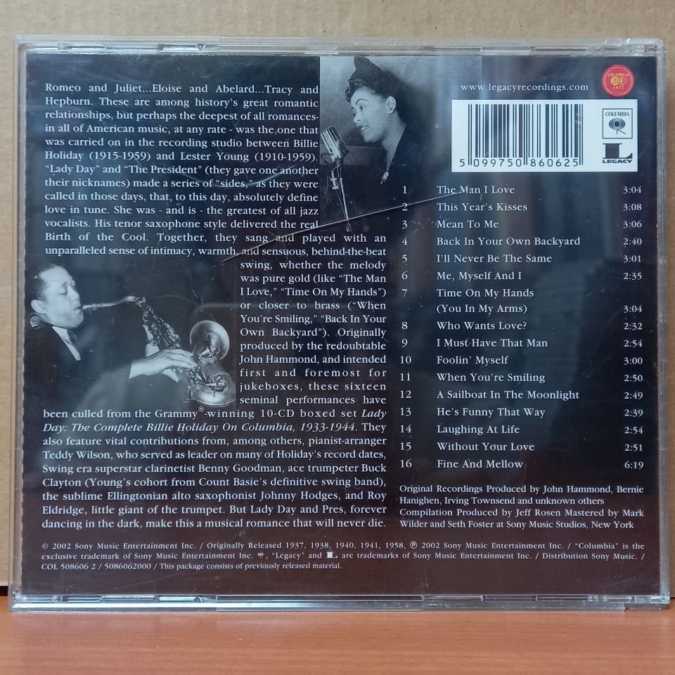 BILLIE HOLIDAY, LESTER YOUNG – A MUSICAL ROMANCE (2002) - CD 2.EL