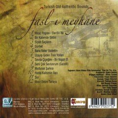 FASL-I MEYHANE / TURKISH OLD AUTHENTIC SOUNDS - SOLIST MUSTAFA ORUŞ - CD + VCD FASIL TSM TAVERNA JELATİNİ AÇIK SIFIR