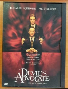 DEVIL'S ADVOCATE - ŞEYTANIN AVUKATI - KEANU REEVES - AL PACINO - CHARLIZE THERON - SNAPCASE DVD 2.EL