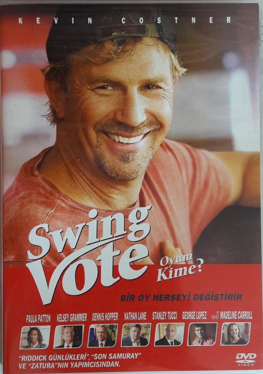 OYUM KİME? - SWING VOTE - KEVIN COSTNER - DENNIS HOPPER - DVD 2.EL