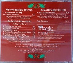 CHRISTMAS MUSIC / RESPIGHI, BRITTEN & HONEGGER (2003) BBC MUSIC MAGAZINE PROMO CD 2.EL