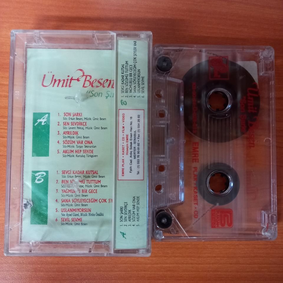ÜMİT BESEN - SON ŞARKI (1990) - KASET 2.EL