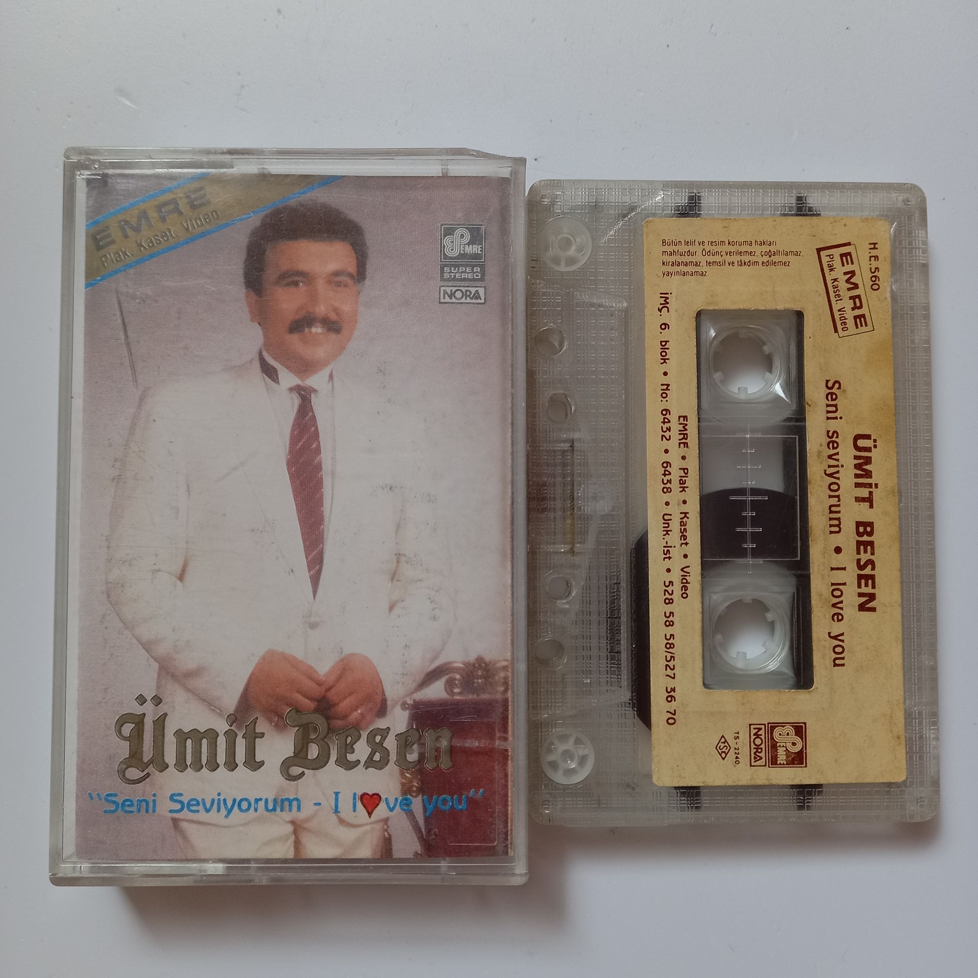 ÜMİT BESEN - SENİ SEVİYORUM / I LOVE YOU - KASET 2.EL