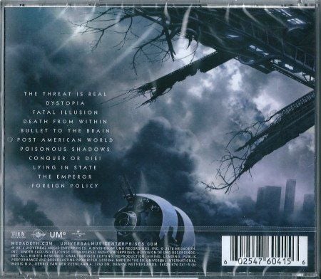 MEGADETH - DYSTOPIA (2016) - CD SIFIR