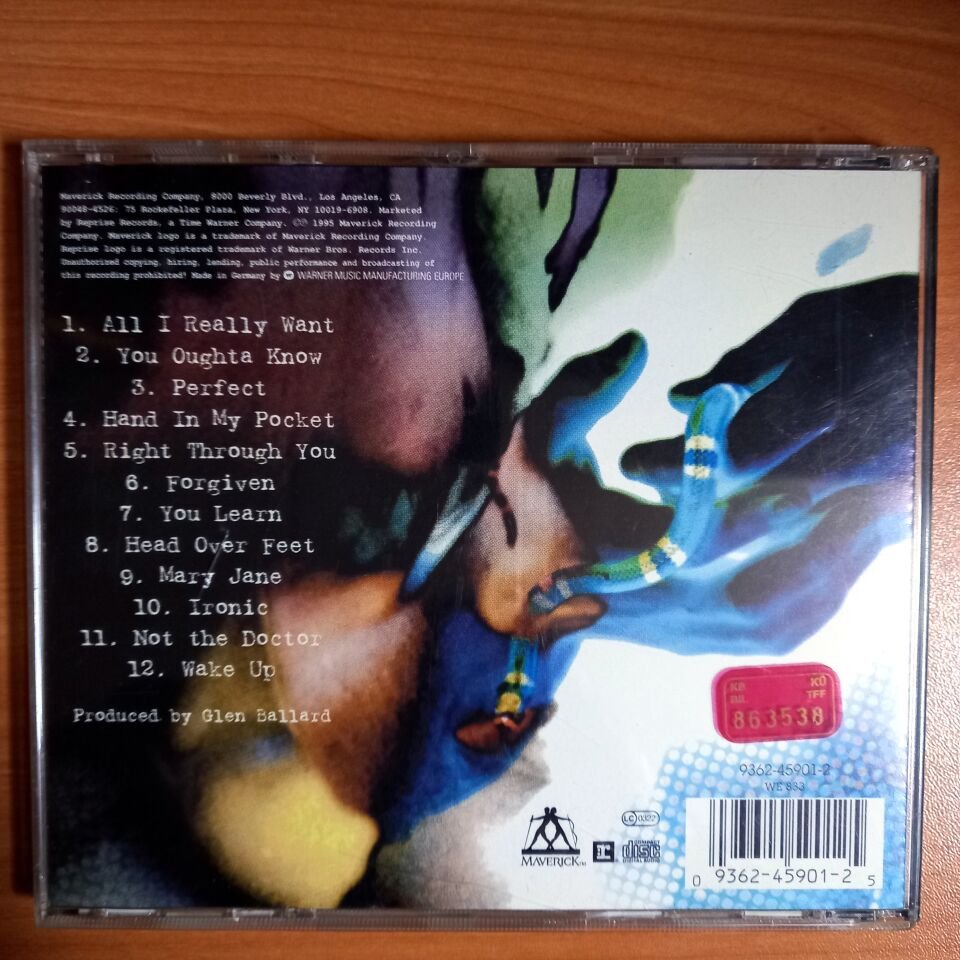 ALANIS MORISSETTE – JAGGED LITTLE PILL (1995) - CD 2.EL