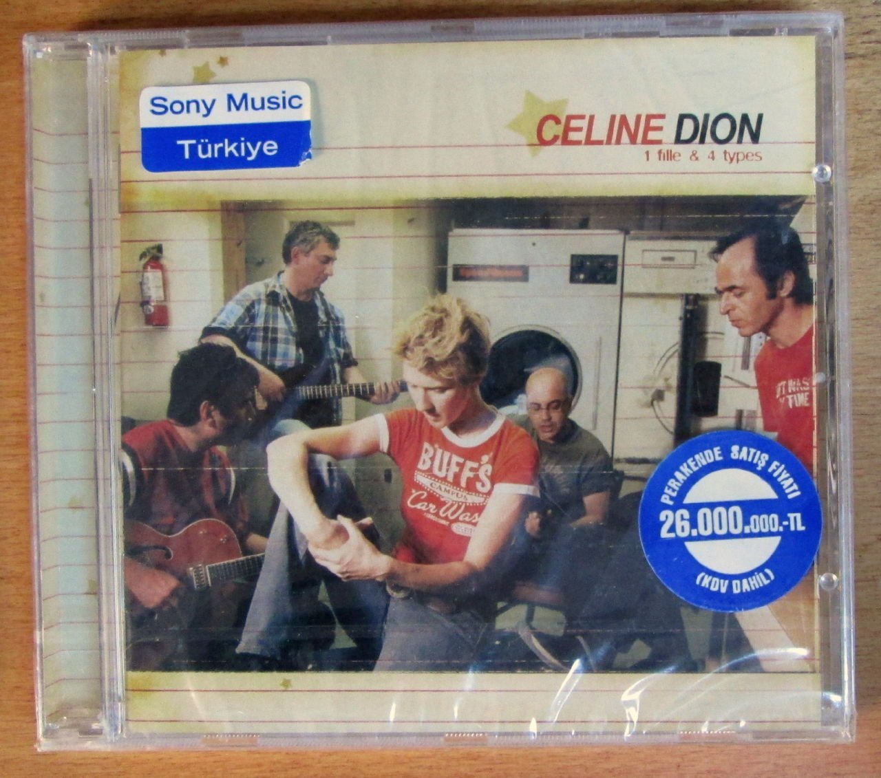 CELINE DION - 1 FILLE & 4 TYPES (2003) - CD SIFIR
