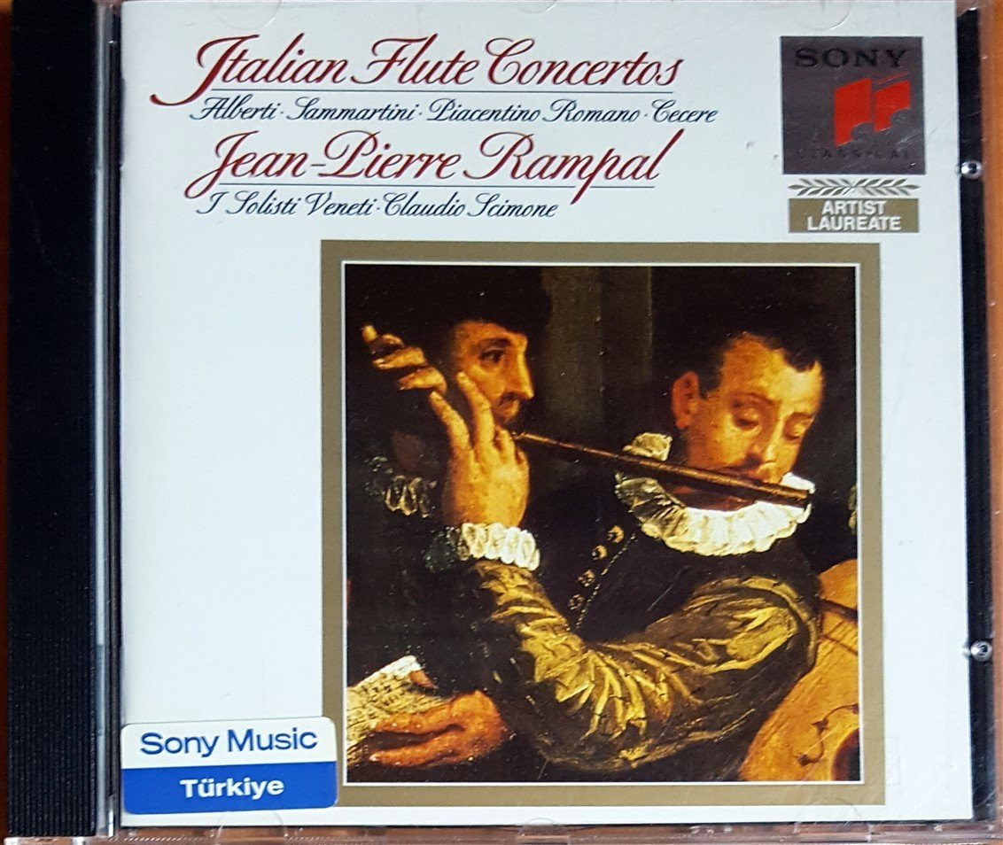 JEAN-PIERRE RAMPAL - ITALIAN FLUTE CONCERTOS (1991) SONY CLASSICAL CD 2.EL