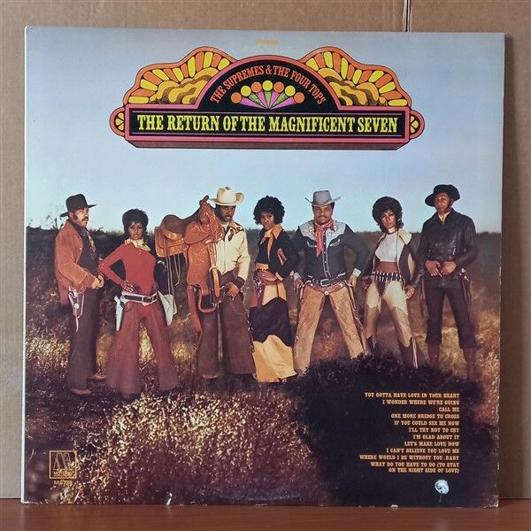 THE SUPREMES & THE FOUR TOPS – THE RETURN OF THE MAGNIFICENT SEVEN (1971) - LP 2.EL PLAK