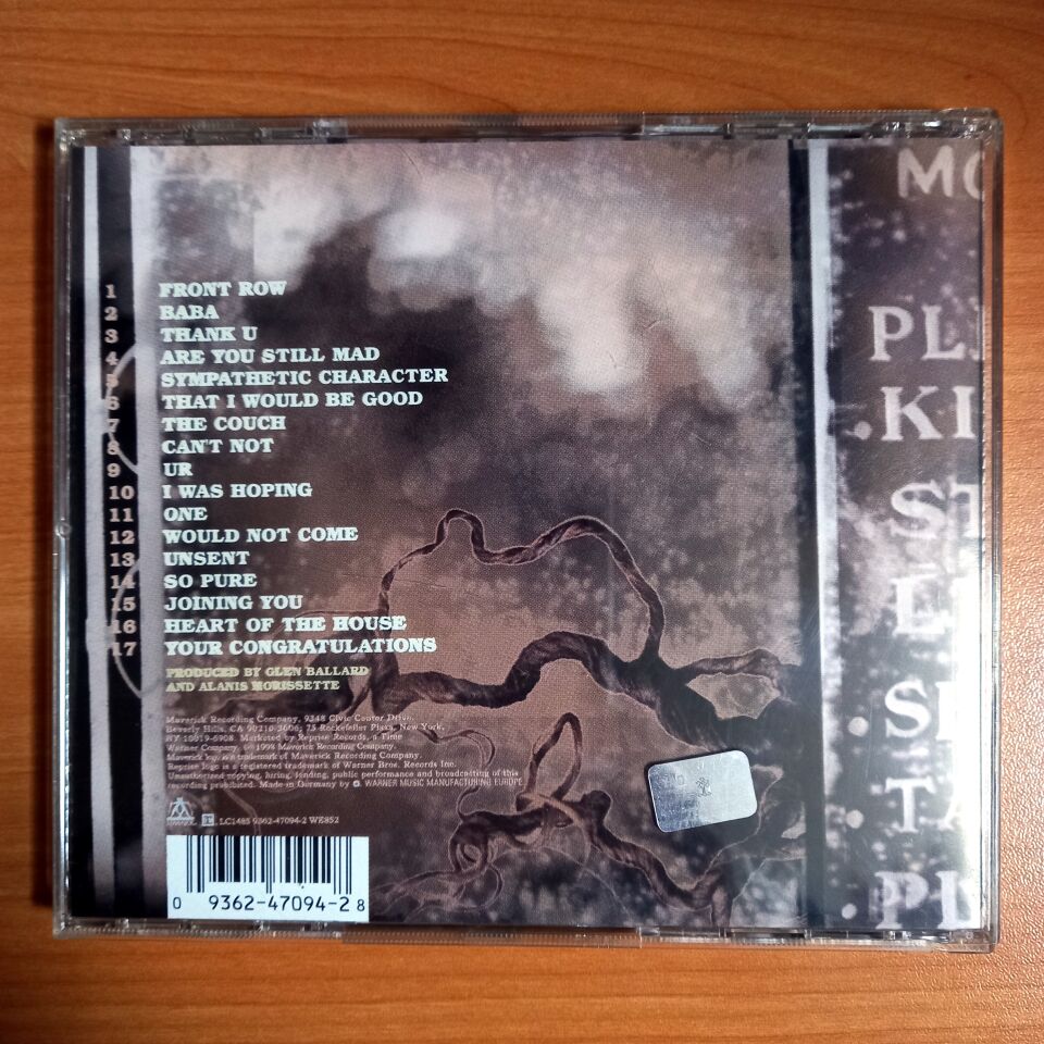 ALANIS MORISSETTE – SUPPOSED FORMER INFATUATION JUNKIE (1998) - CD 2.EL