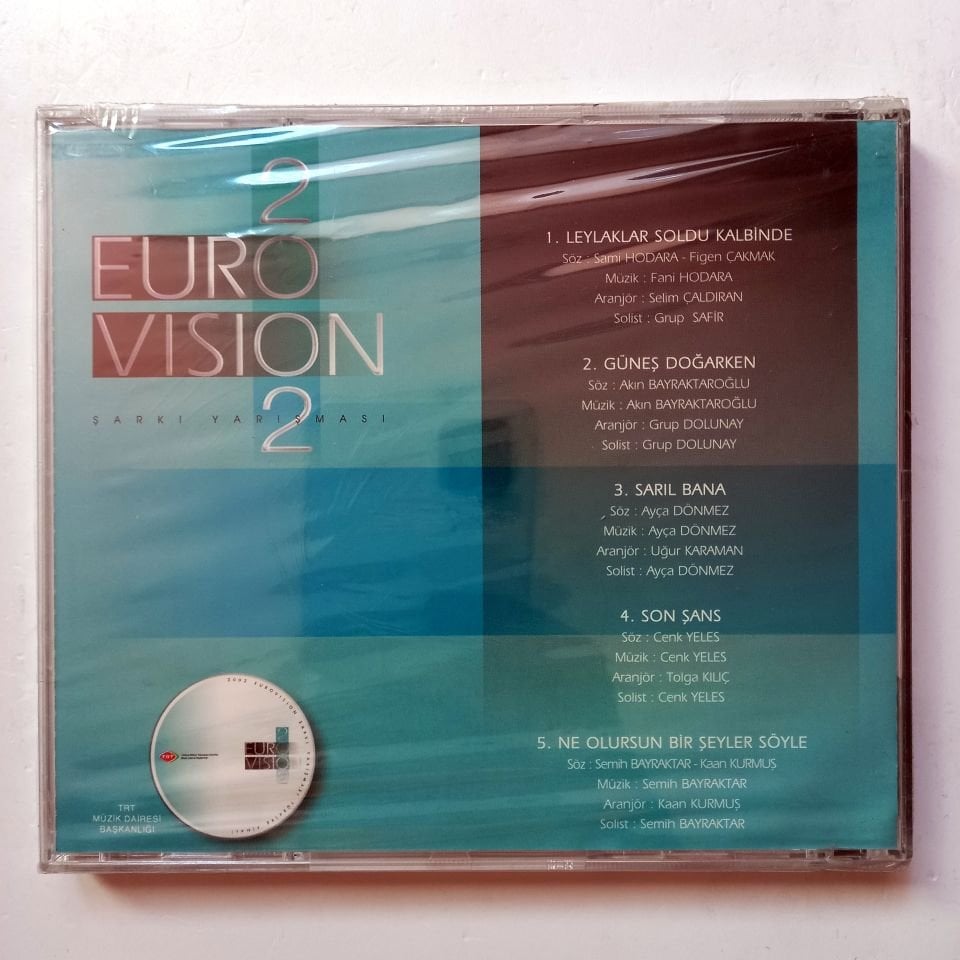 2002 EUROVISION ŞARKI YARIŞMASI / TRT ARŞİV SERİSİ - CD SIFIR